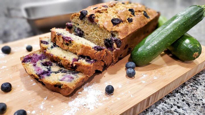 Blueberry Zucchini Bread