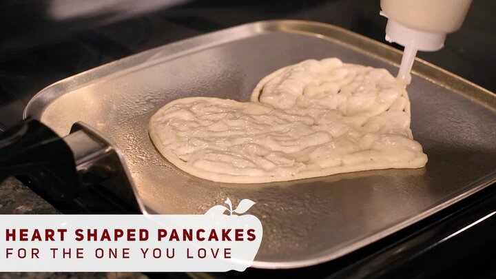 Heart Shaped Pancakes