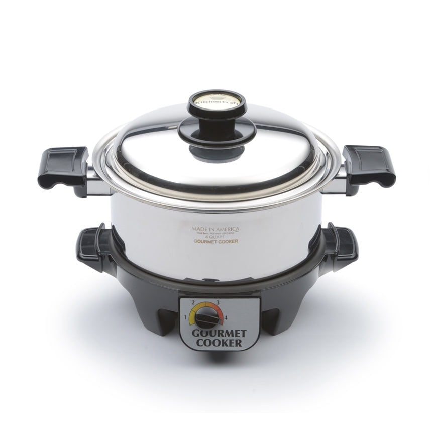 4 Quart Gourmet Slow Cooker Set - WaterlessCookware
