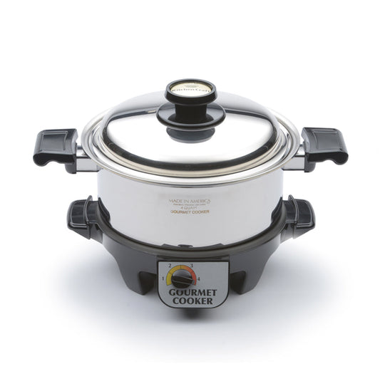 4 Quart Gourmet Slow Cooker Set - WaterlessCookware