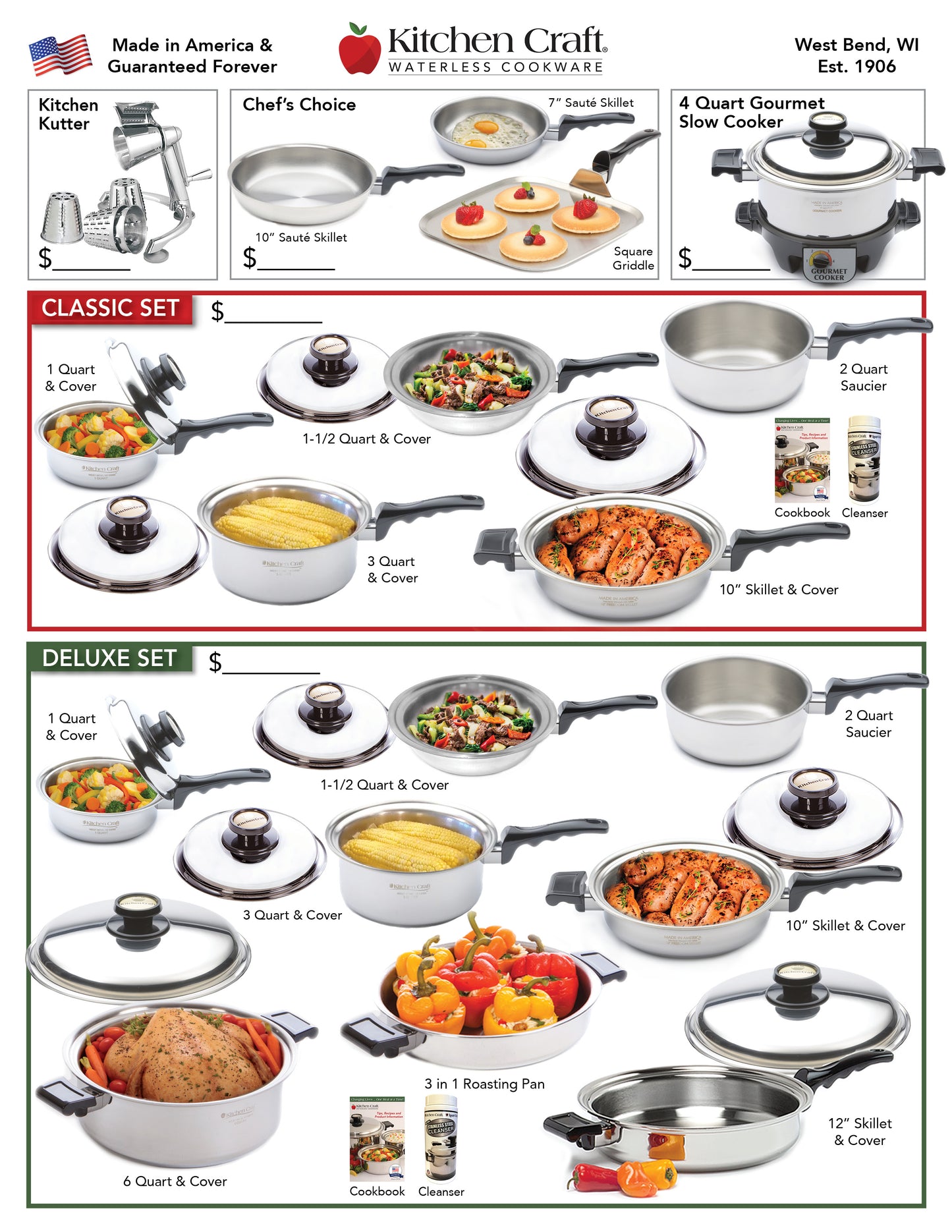 LIT8005-1 -Literature, 2024 Kitchen Craft Color Brochure (100/Pkg)