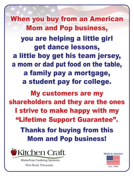REP-MIS-4021 - LITERATURE, Mom & Pop Stickers w/ UV Coating