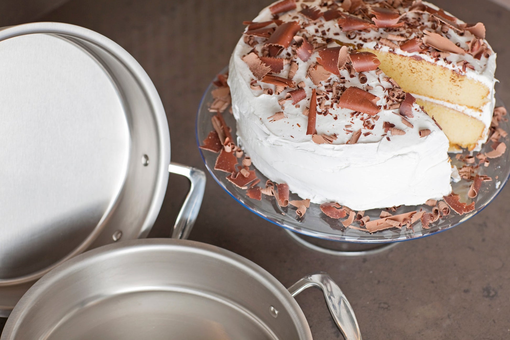 Scratch and Sample 9" Round Stainless Steel Cake Pan - WaterlessCookware