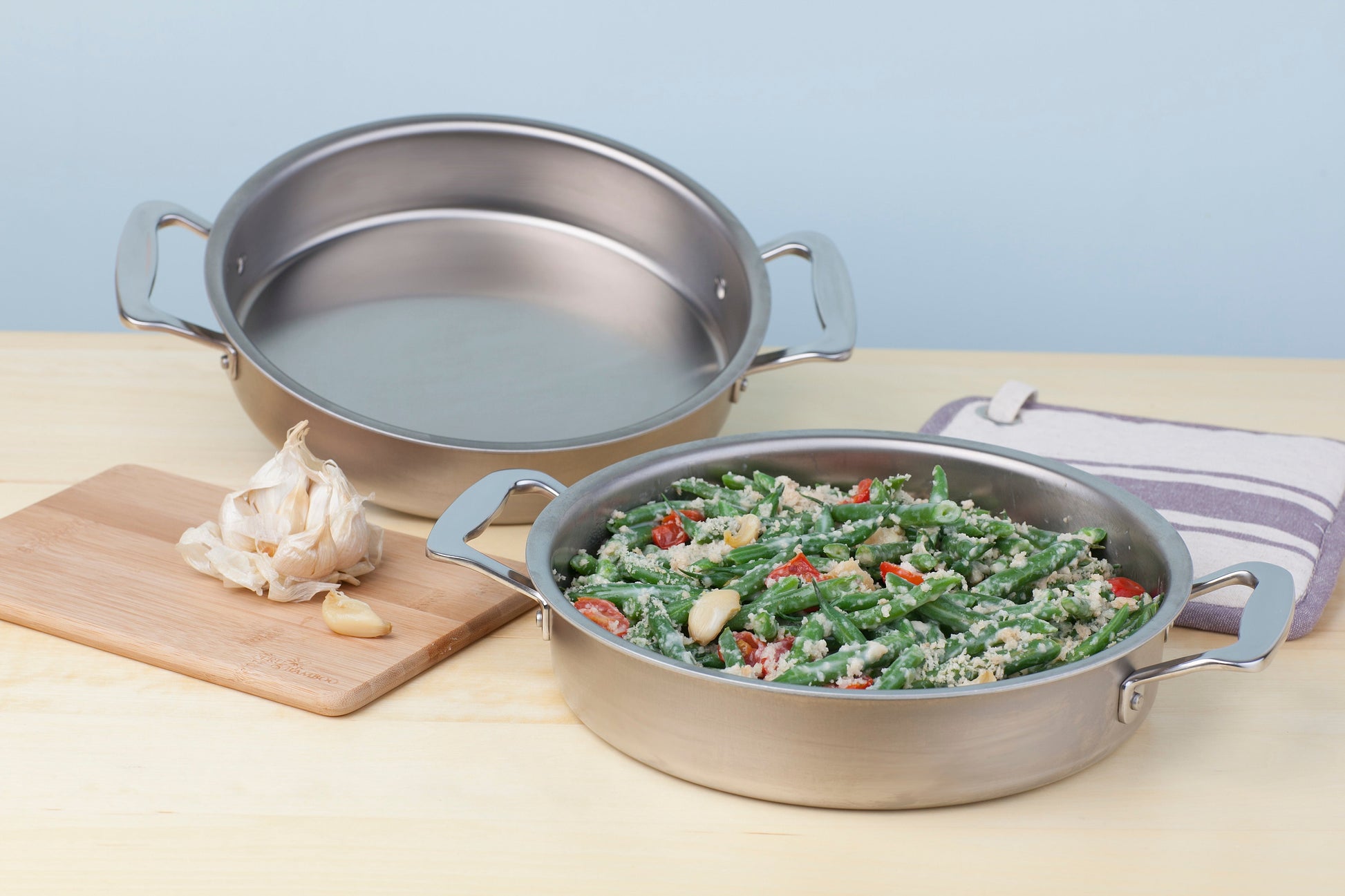 Scratch and Sample 9" Round Stainless Steel Cake Pan - WaterlessCookware