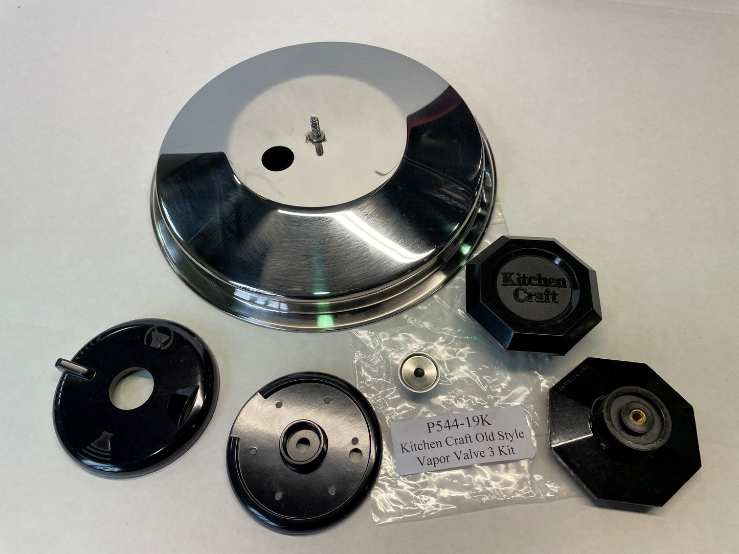 P544-19K – Old Style Vapor Valve 3 Kit - WaterlessCookware