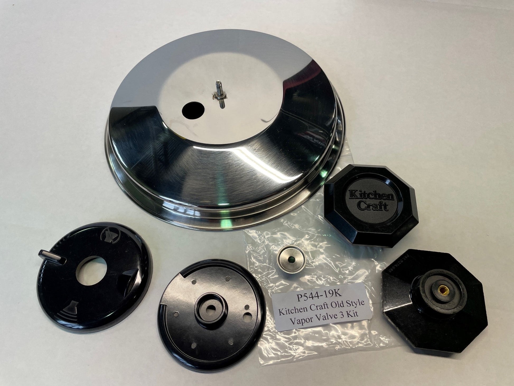 P544-19K – Old Style Vapor Valve 3 Kit - WaterlessCookware